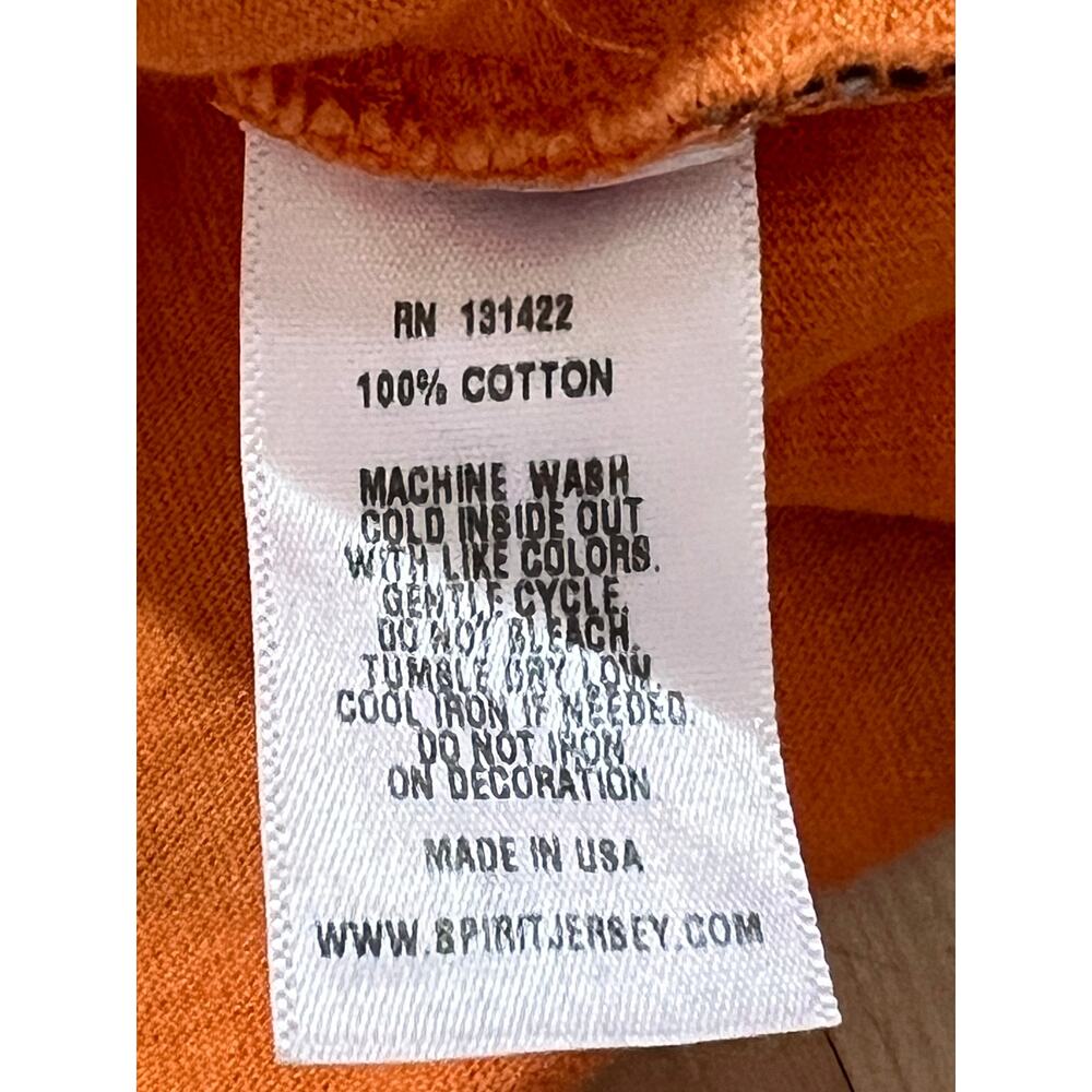Spirit Jersey Coca-Cola 1971 Cropped Sweatshirt Small Orange Retro Graphic Top - Picture 7 of 10